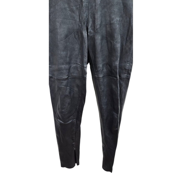 Maison Martin Margiela x H&M BLACK LEATHER LEGGINGS PANTS Size XS - Picture 6 of 16
